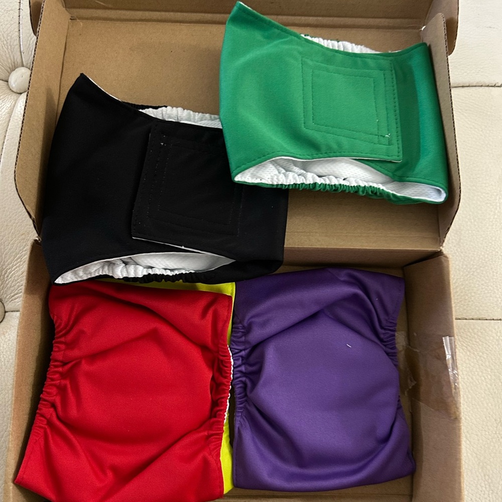Colorful Cloth Diapers Set - Picture 2 of 3